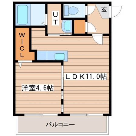 プレジール琴似の物件間取画像